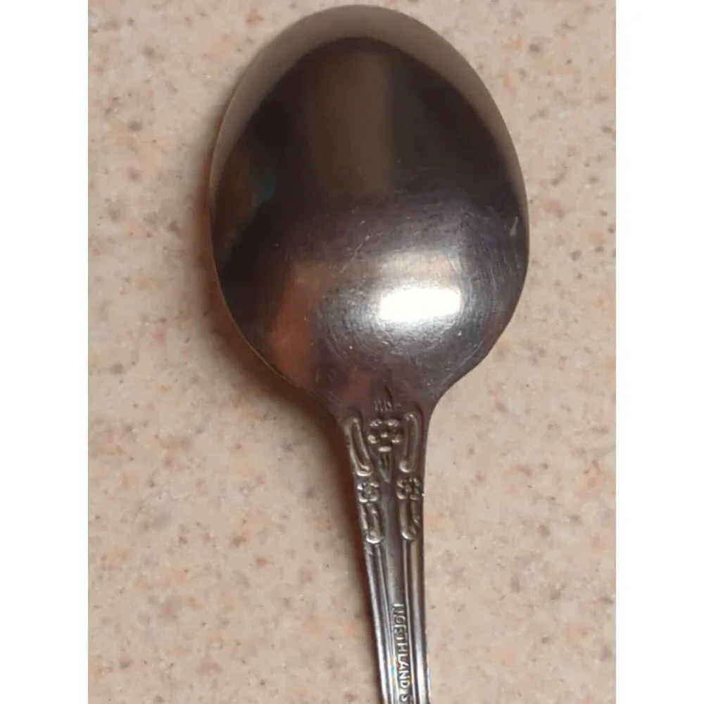 Northland CAROLINA Spoons Fork Korea Stainless Flatware Floral Rose